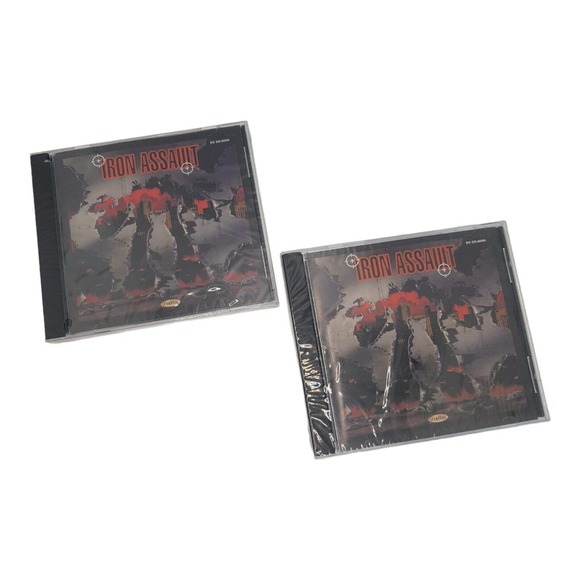 Sealed PC IBM Iron Assault CD-ROM MS-DOS Vtg Computer Mech-Sim Game 1995 Virgin - Picture 4 of 6